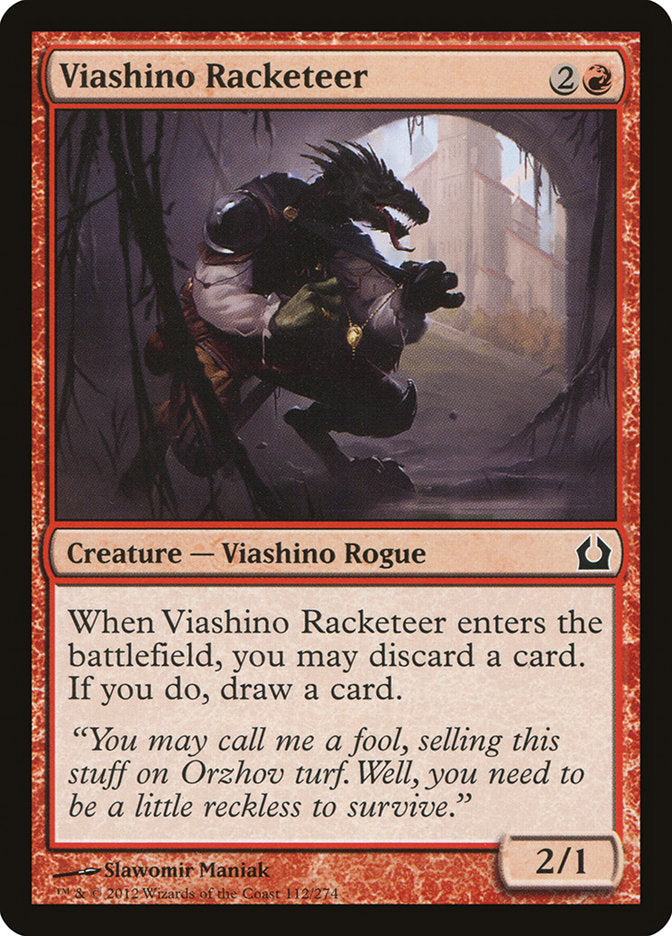 Viashino Racketeer [Return to Ravnica] | Golgari Games