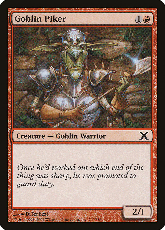 Goblin Piker [Tenth Edition] | Local Legends