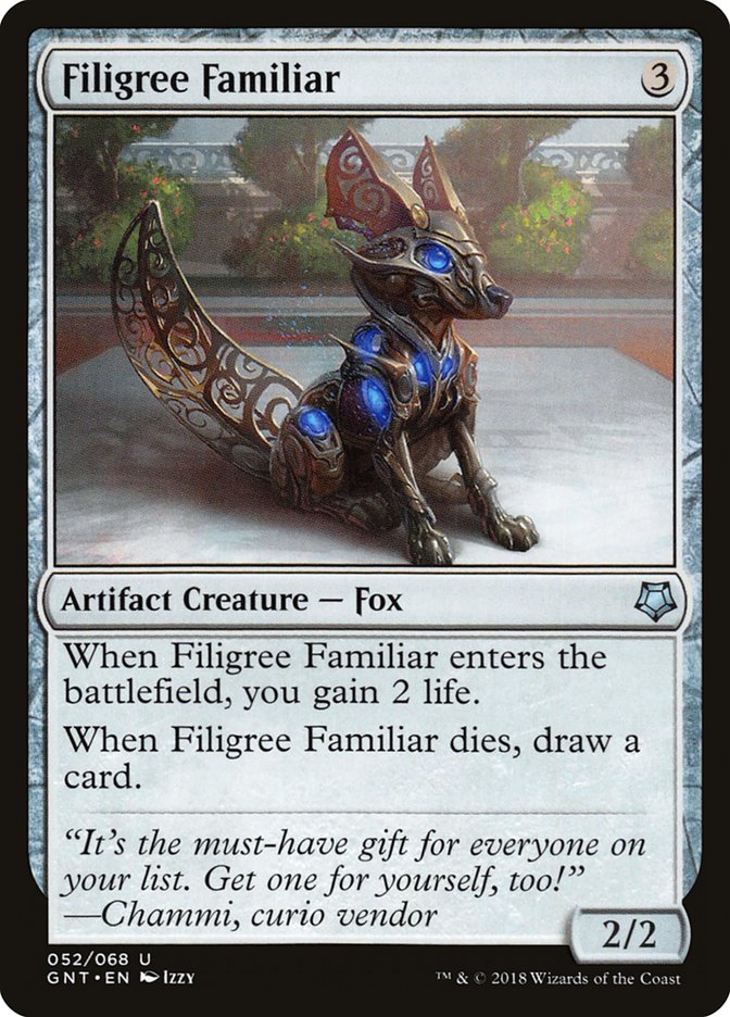 Filigree Familiar [Game Night 2018] | Local Legends