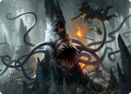 Roper Art Card [Dungeons & Dragons: Adventures in the Forgotten Realms Art Series] | Local Legends