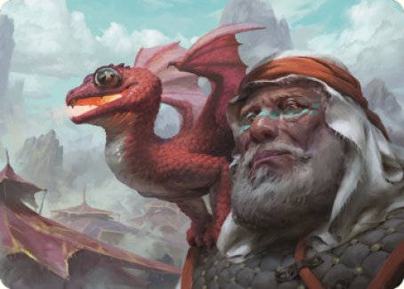 Dragon Whelp Art Card [Dominaria United Art Series] | Local Legends