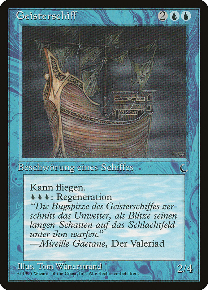 Ghost Ship (German) - "Geisterschiff" [Renaissance] | Golgari Games