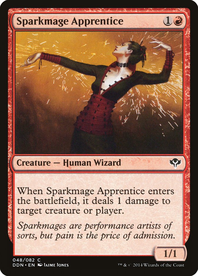 Sparkmage Apprentice [Duel Decks: Speed vs. Cunning] | Golgari Games