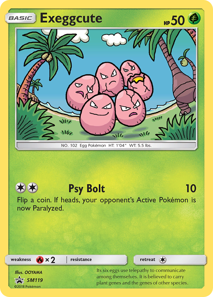 Exeggcute (SM119) [Sun & Moon: Black Star Promos] | Golgari Games