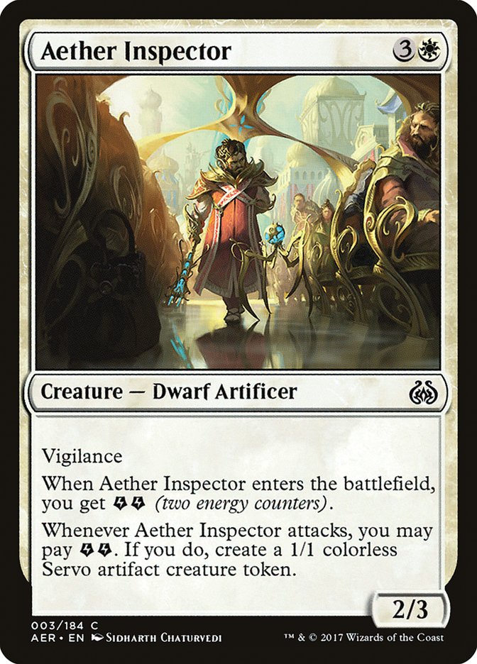 Aether Inspector [Aether Revolt] | Golgari Games