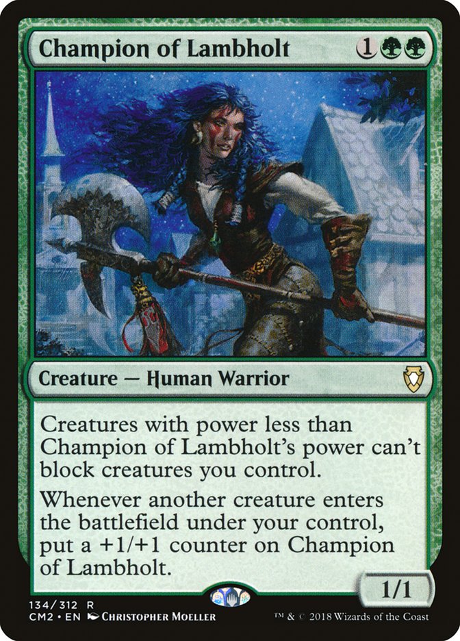 Champion of Lambholt [Commander Anthology Volume II] | Golgari Games