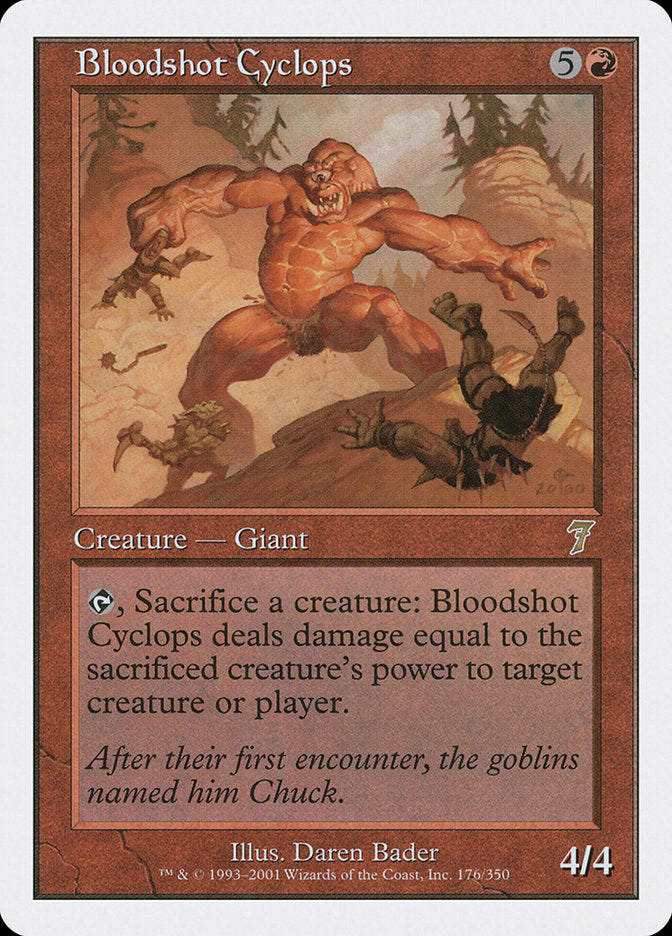 Bloodshot Cyclops [Seventh Edition] | Golgari Games