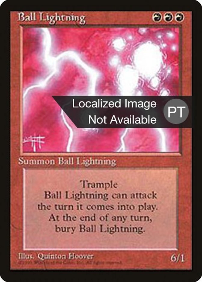 Ball Lightning [Fourth Edition (Foreign Black Border)] | Local Legends