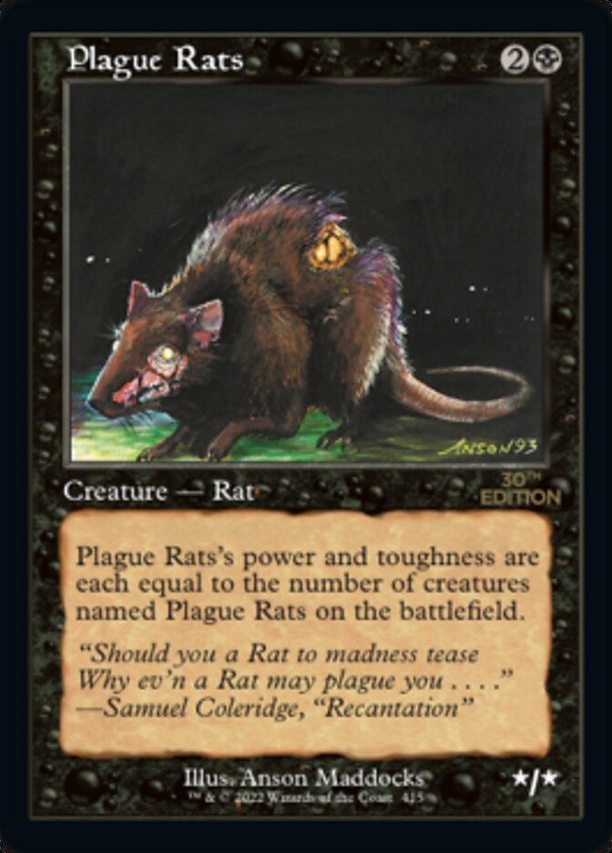 Plague Rats (Retro) [30th Anniversary Edition] | Local Legends