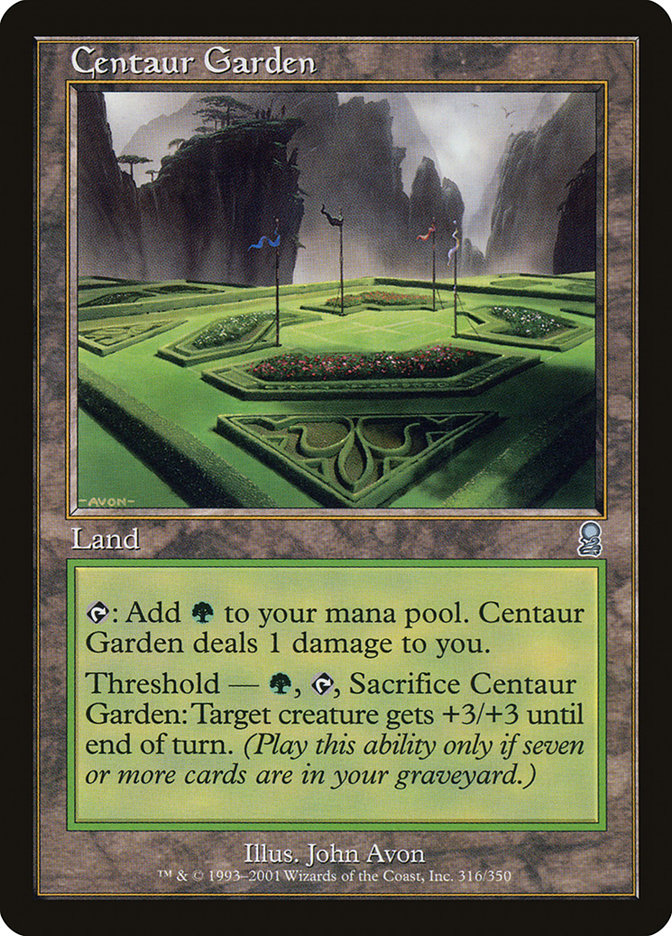 Centaur Garden [Odyssey] | Golgari Games