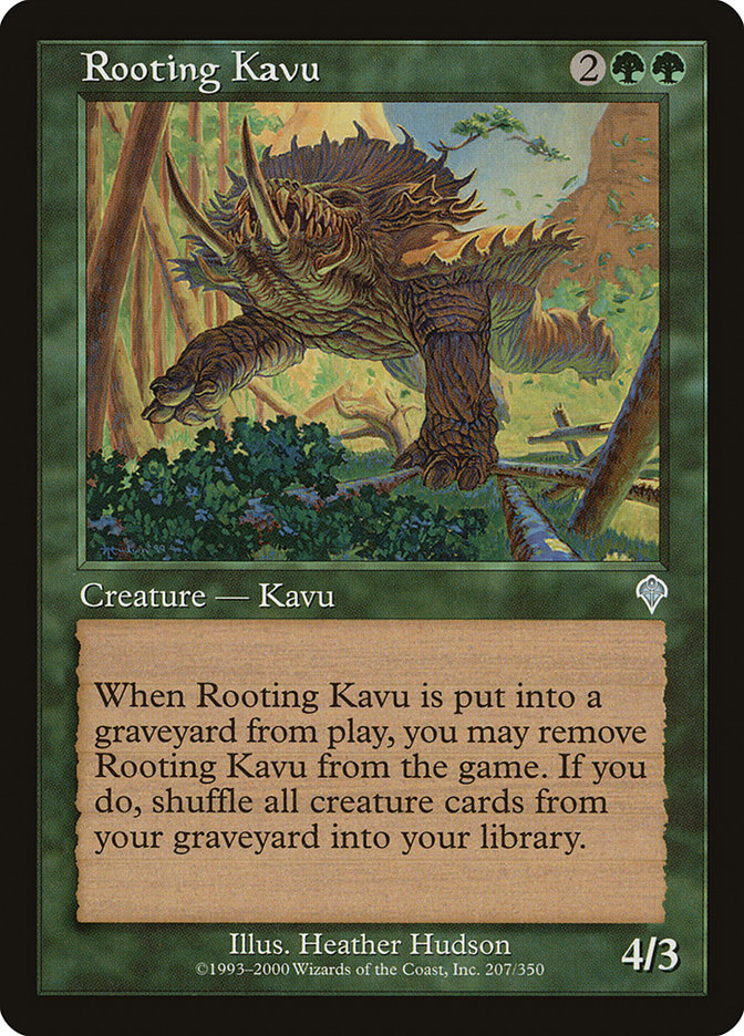 Rooting Kavu [Invasion] | Golgari Games