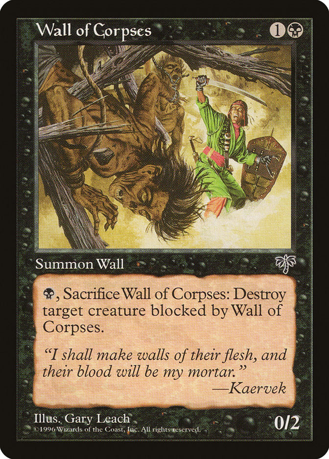 Wall of Corpses [Mirage] | Golgari Games