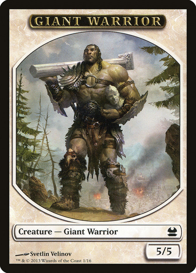 Giant Warrior Token [Modern Masters Tokens] | Golgari Games