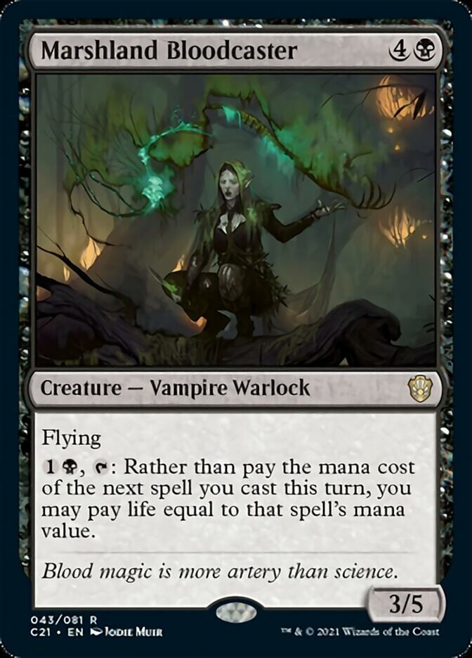 Marshland Bloodcaster [Commander 2021] | Local Legends