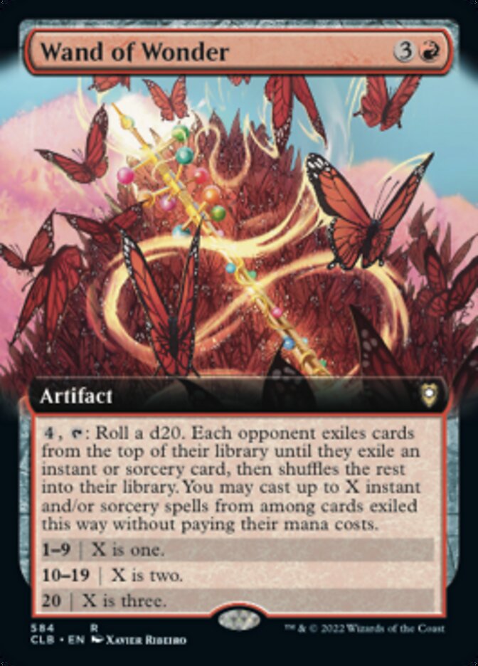 Wand of Wonder (Extended Art) [Commander Legends: Battle for Baldur's Gate] | Local Legends