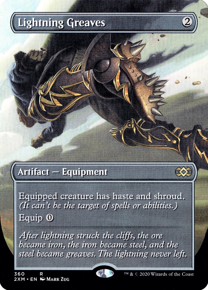 Lightning Greaves (Toppers) [Double Masters] | Local Legends