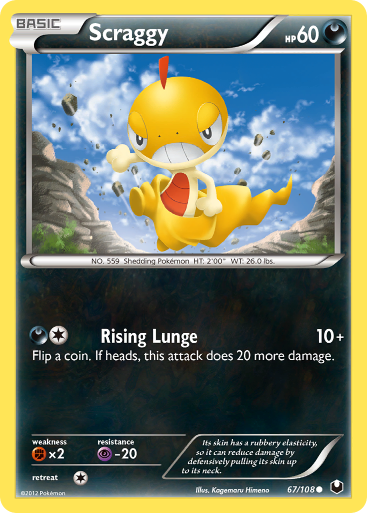Scraggy (67/108) [Black & White: Dark Explorers] | Local Legends
