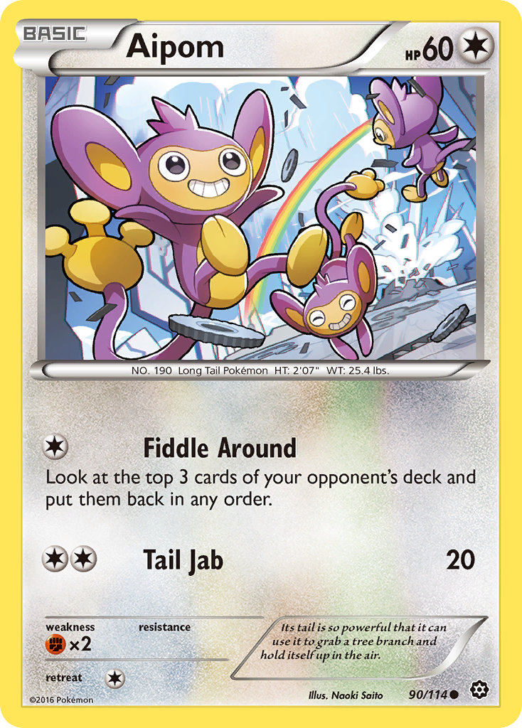 Aipom (90/114) [XY: Steam Siege] | Golgari Games