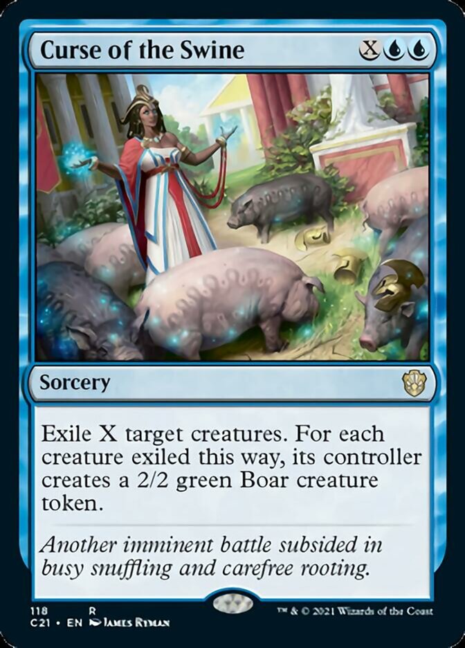 Curse of the Swine [Commander 2021] | Local Legends