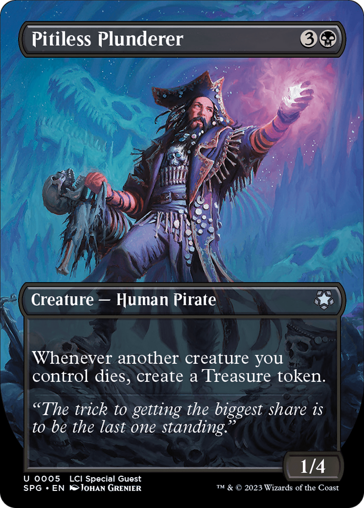 Pitiless Plunderer (Borderless) [The Lost Caverns of Ixalan Special Guests] | Local Legends