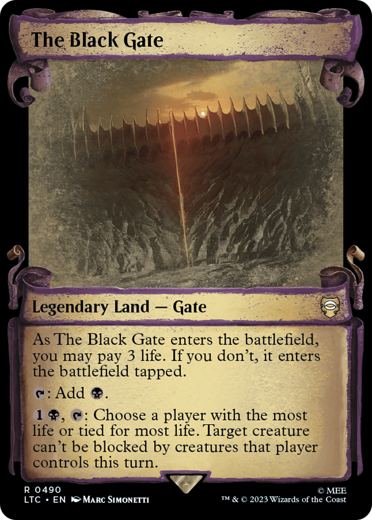 The Black Gate [The Lord of the Rings: Tales of Middle-Earth Commander Showcase Scrolls] | Local Legends
