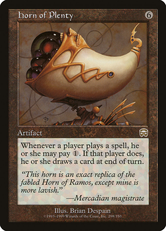 Horn of Plenty [Mercadian Masques] | Local Legends
