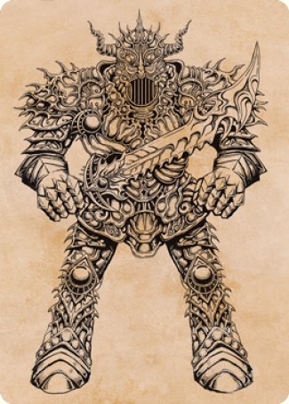 Iron Golem (Showcase) Art Card [Dungeons & Dragons: Adventures in the Forgotten Realms Art Series] | Local Legends