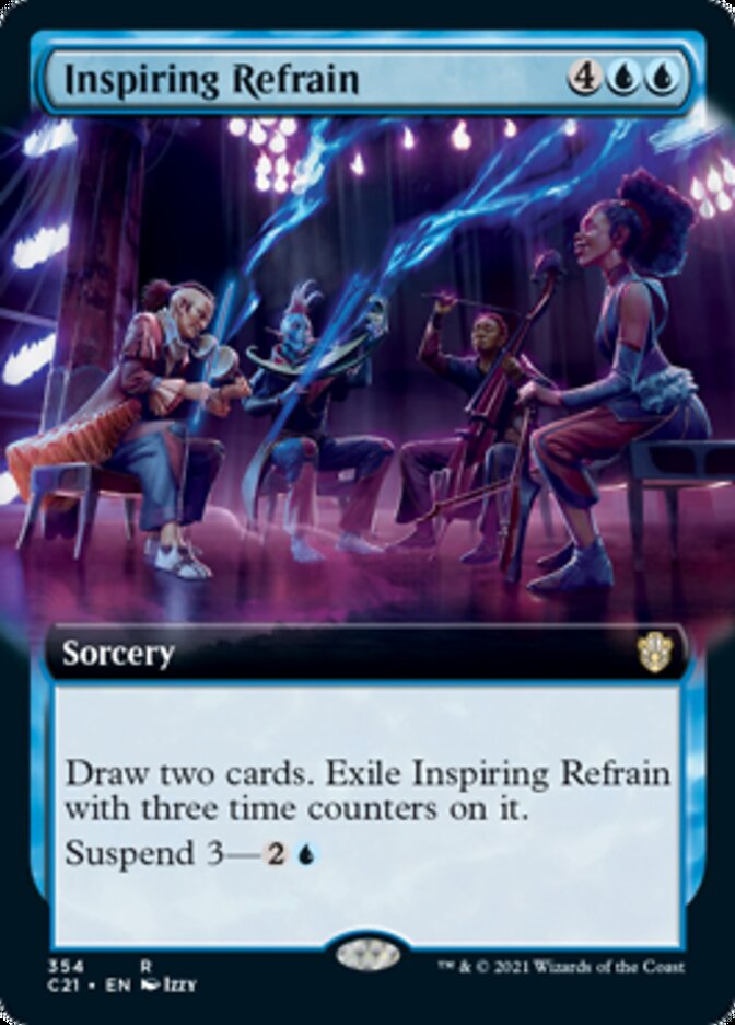 Inspiring Refrain (Extended Art) [Commander 2021] | Local Legends