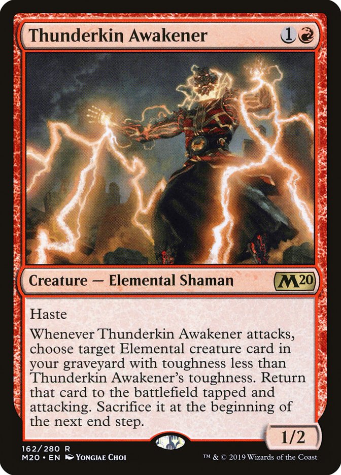 Thunderkin Awakener [Core Set 2020] | Golgari Games