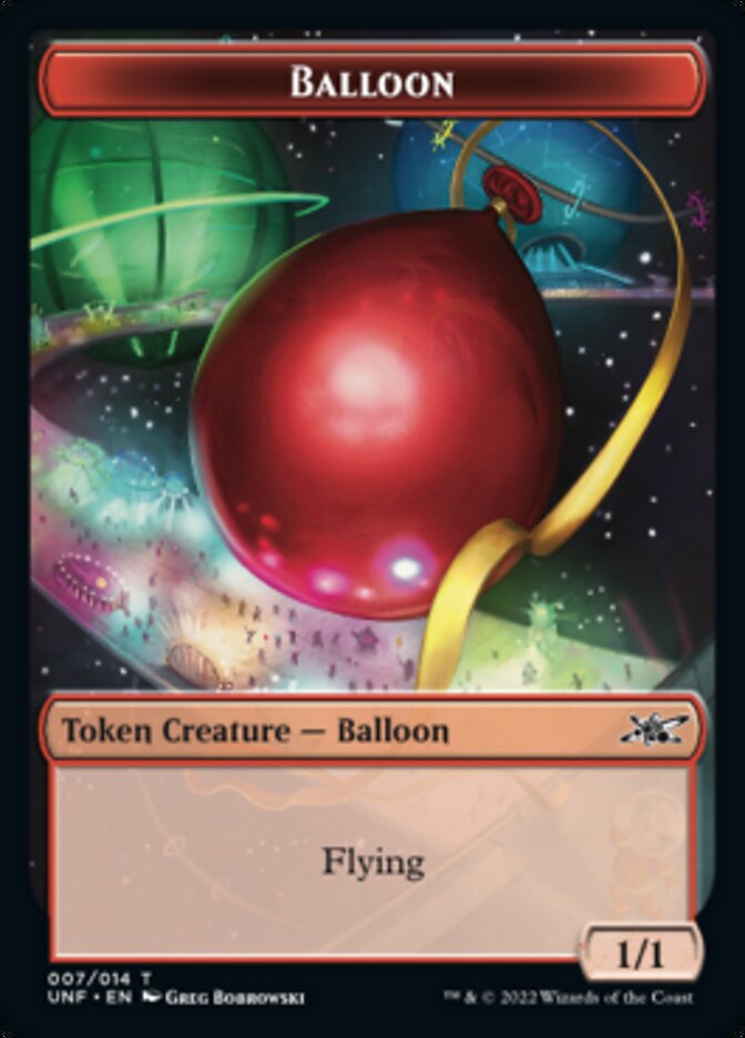 Balloon Token [Unfinity Tokens] | Golgari Games