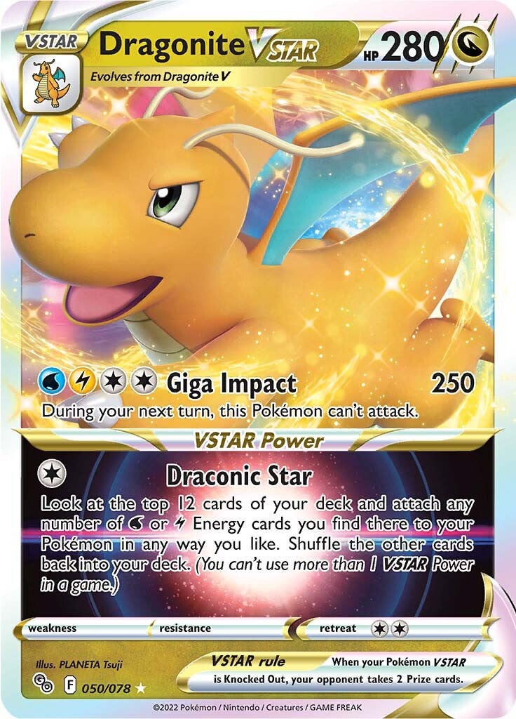 Dragonite VSTAR (050/078) [Pokémon GO] | Golgari Games