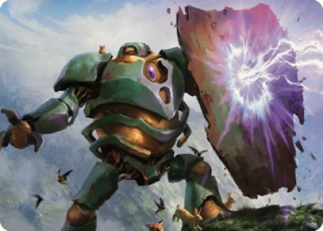 Walking Bulwark Art Card [Dominaria United Art Series] | Local Legends