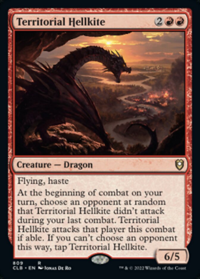 Territorial Hellkite [Commander Legends: Battle for Baldur's Gate] | Local Legends