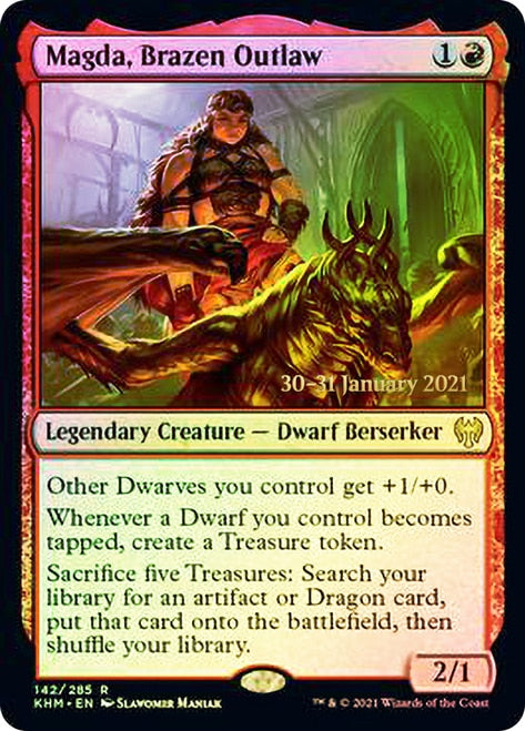Magda, Brazen Outlaw [Kaldheim Prerelease Promos] | Local Legends