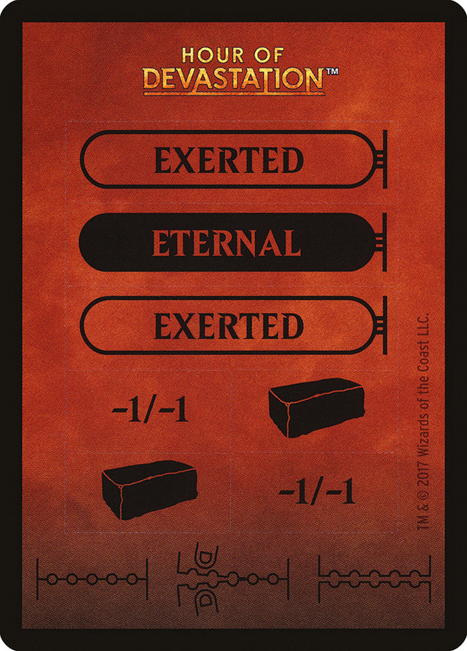 Punchcard (With Copyright Symbol) [Hour of Devastation Tokens] | Local Legends