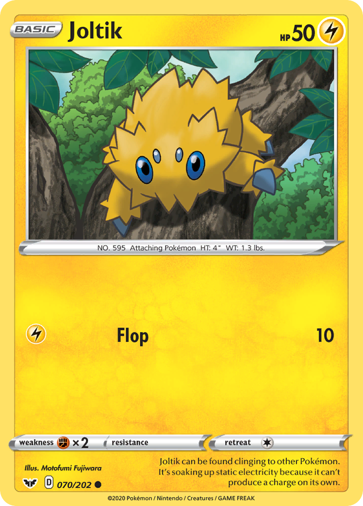 Joltik (070/202) [Sword & Shield: Base Set] | Golgari Games