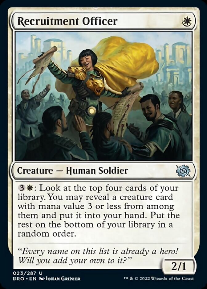 Recruitment Officer [The Brothers' War] | Local Legends