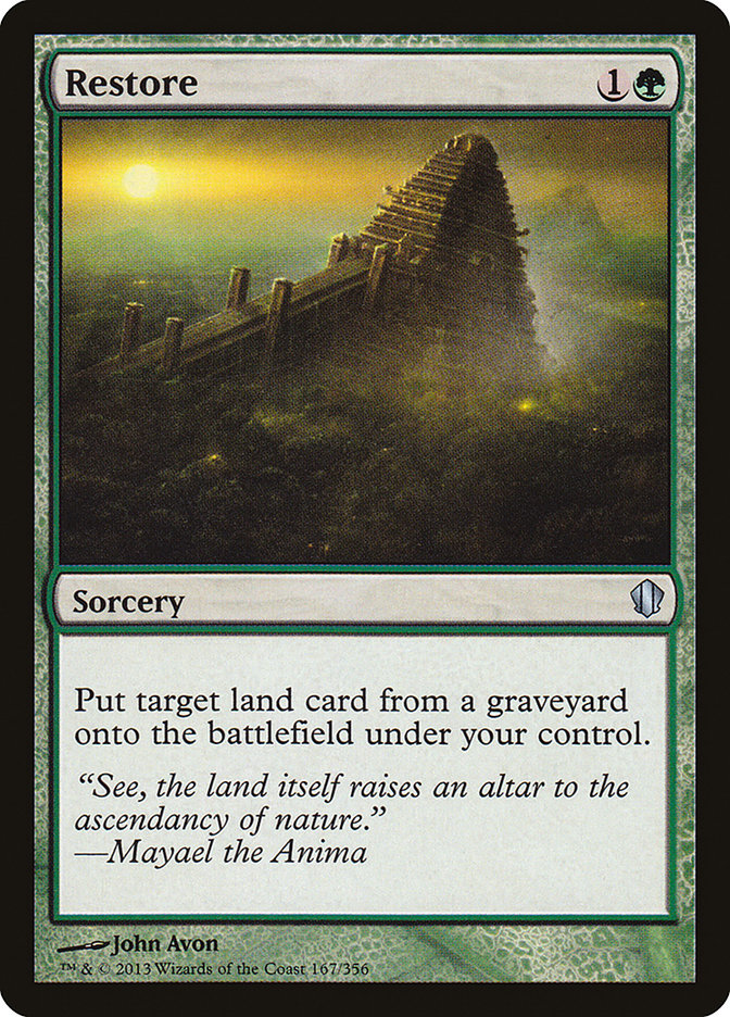 Restore [Commander 2013] | Local Legends