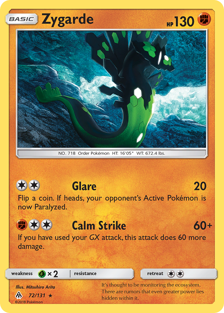 Zygarde (72/131) [Sun & Moon: Forbidden Light] | Golgari Games