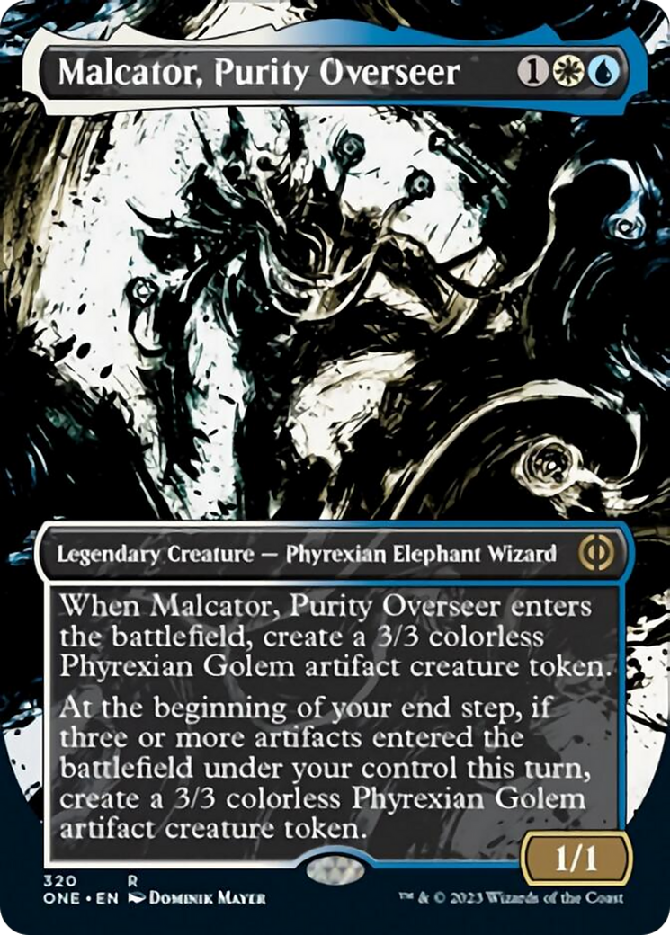 Malcator, Purity Overseer (Borderless Ichor) [Phyrexia: All Will Be One] | Local Legends