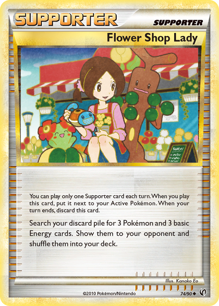 Flower Shop Lady (74/90) [HeartGold & SoulSilver: Undaunted] | Golgari Games