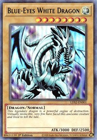 Blue-Eyes White Dragon (Green) [LDS2-EN001] Ultra Rare | Golgari Games