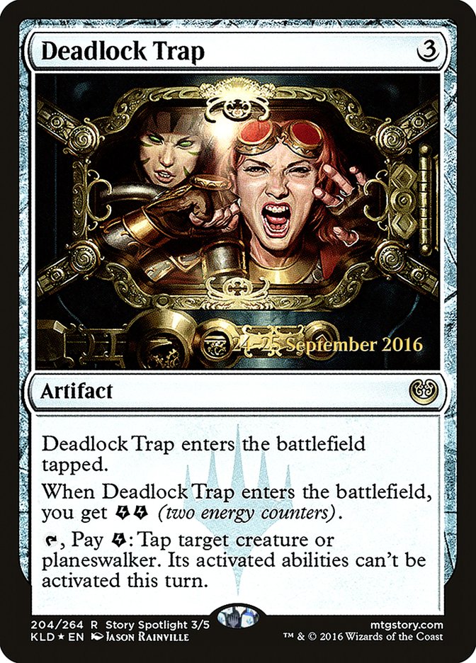 Deadlock Trap [Kaladesh Prerelease Promos] | Golgari Games