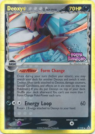 Deoxys (3/110) (Delta Species) (Stamped) [EX: Holon Phantoms] | Golgari Games