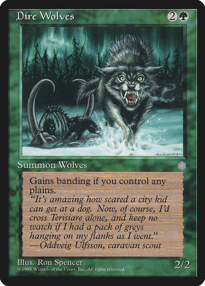 Dire Wolves [Ice Age] | Golgari Games