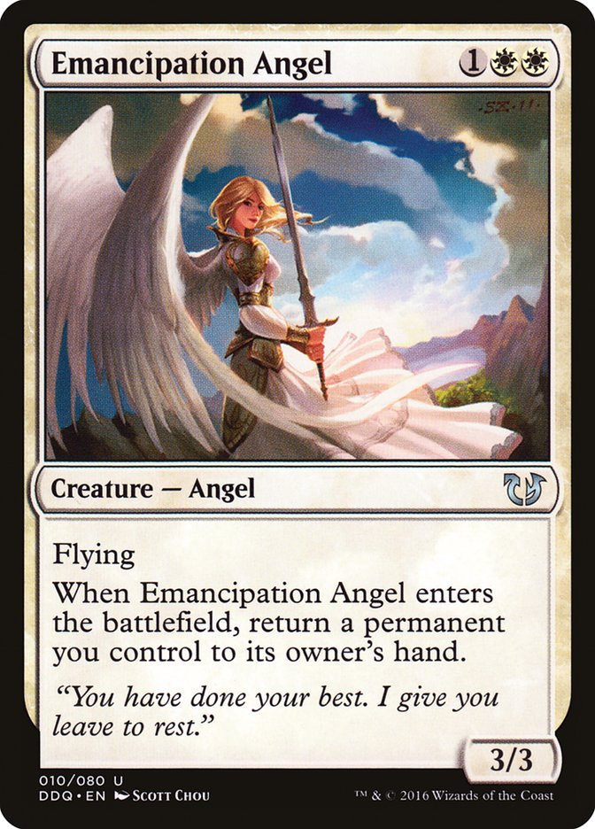 Emancipation Angel [Duel Decks: Blessed vs. Cursed] | Golgari Games