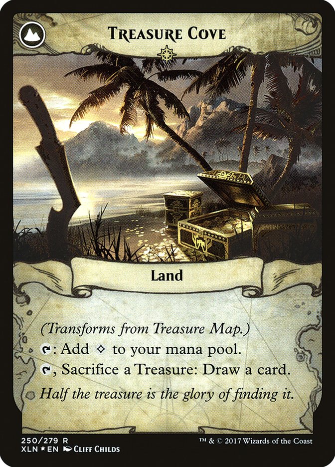 Treasure Map // Treasure Cove [Ixalan Prerelease Promos] | Golgari Games