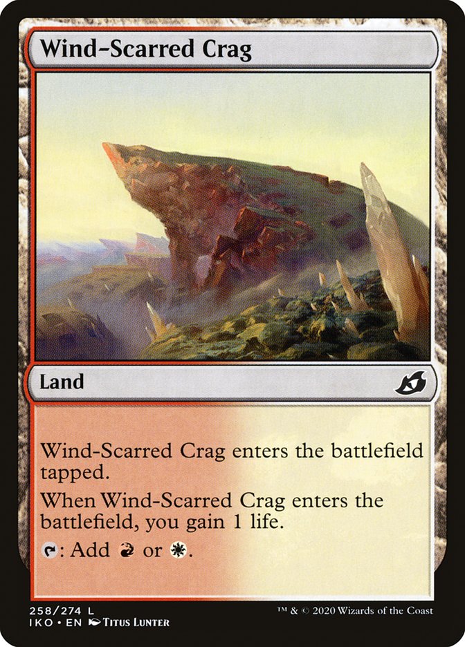 Wind-Scarred Crag [Ikoria: Lair of Behemoths] | Golgari Games