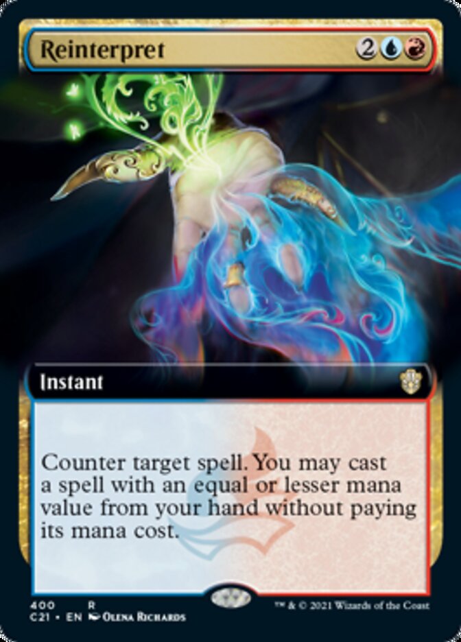 Reinterpret (Extended Art) [Commander 2021] | Local Legends