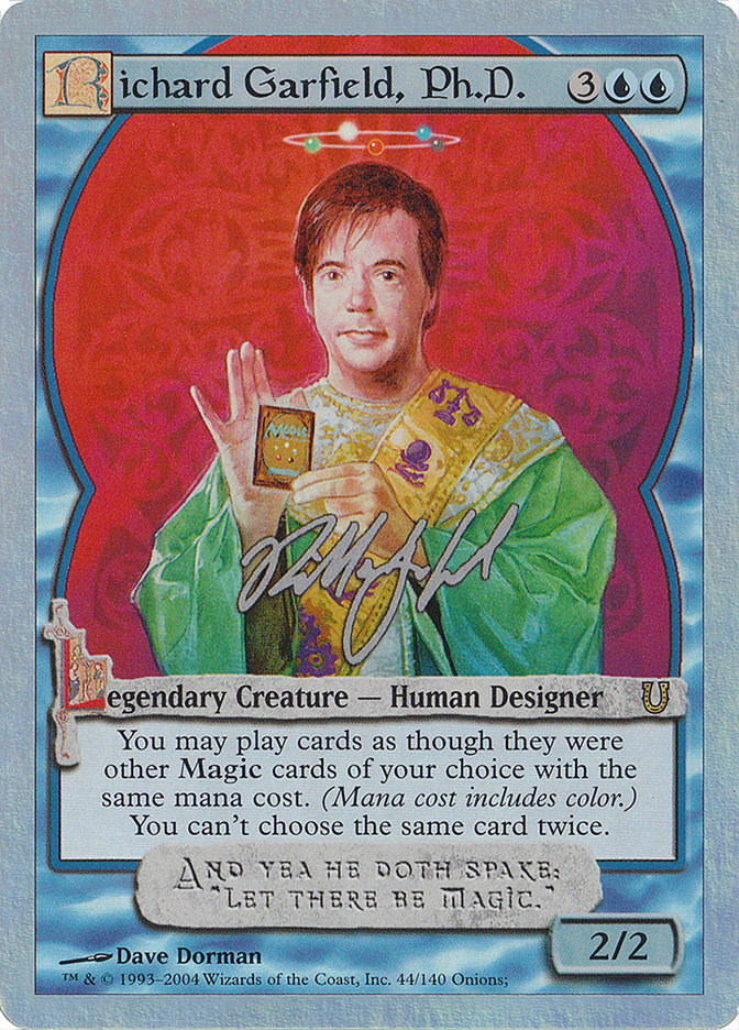 Richard Garfield, Ph.D. (Alternate Foil) [Unhinged] | Golgari Games